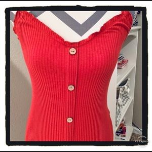 Derek Heart, Stretch Spaghetti Strap Tunic, Size Medium